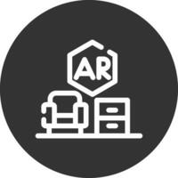 Ar House Decoration Creative Icon Design vector