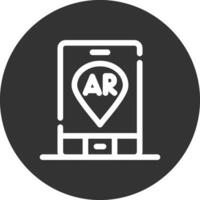 Ar Navigation Creative Icon Design vector