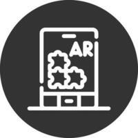 Ar Puzzle Creative Icon Design vector