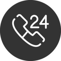 Service Hours Creative Icon Design vector