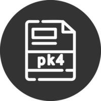 pk4 creativo icono diseño vector