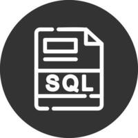 SQL Creative Icon Design vector