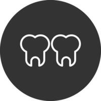 dientes creativo icono diseño vector