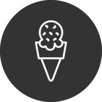 Ice Cream Creative Icon Design vector