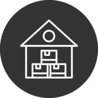 Warehouse Creative Icon Design vector