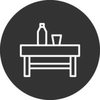 diseño de icono creativo de mesa vector