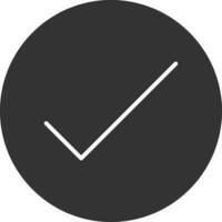 Tick Creative Icon Design vector