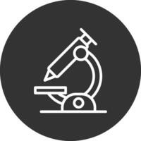 diseño de icono creativo de microscopio vector