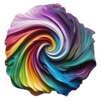 A vortex rainbow liquid. AI-Generated. png