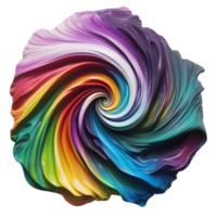 un' vortice arcobaleno liquido. ai-generato. png