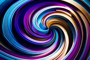 colorful abstract swirl background. AI-Generated photo