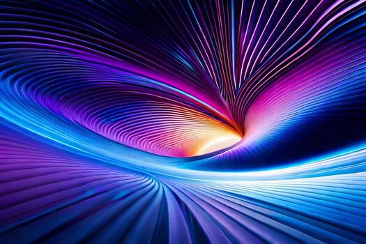 abstract background with colorful lines. AI-Generated photo