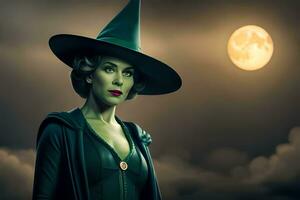 wicked witch of the west. AI-Generated photo