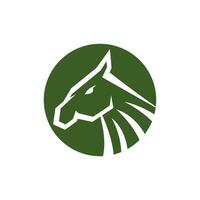 icono de vector de plantilla de logotipo de caballo