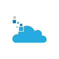 Cloud template vector