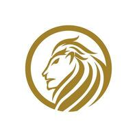 plantilla de logotipo de león vector