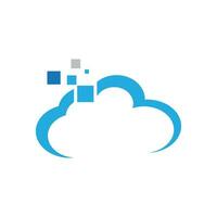 Cloud template vector