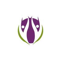 Community, network and social icon vector