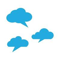 Cloud template vector