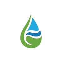 plantilla de logotipo de gota de agua vector