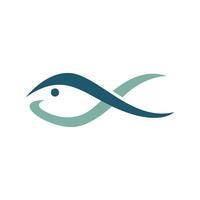 Fish logo template vector