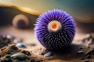 photo wallpaper sea urchin, the sea urchin, the sea urchin,. AI-Generated