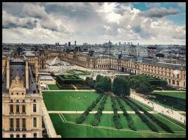 aéreo ver de París, Francia foto