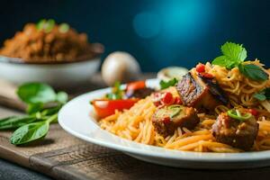 the best indian food in the world. AI-Generated photo