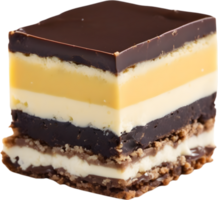 Image of Delicious-looking Nanaimo Bar. AI-Generated. png