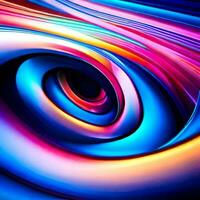 abstract swirls in a colorful background. AI-Generated photo
