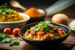 the best indian food in the world. AI-Generated photo