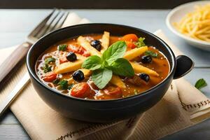 the best soup recipes for the winter season. AI-Generated photo
