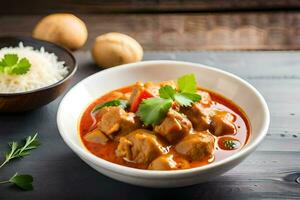 the best curry recipes for the whole family. AI-Generated photo