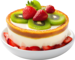 Image of Delicious-looking Cream Brulee. AI-Generated. png