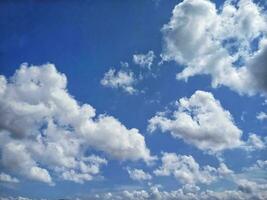 Blue sky with background photo