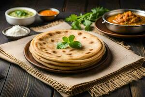 indian food is a popular choice for many people. AI-Generated photo