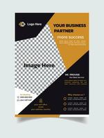 Business corporate modern flyer design template vector