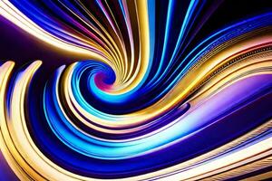 abstract image of a colorful swirl. AI-Generated photo