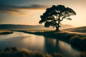 el árbol de vida por persona. generado por ai foto