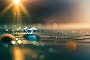 a diamond is a girl's best friend. AI-Generated photo
