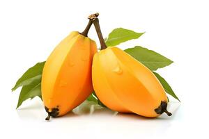 egg fruit isolated on white background AI Generated photo