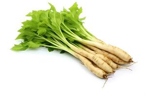 Skirret isolated on white background AI Generated photo