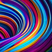 colorful abstract background with a spiral shape. AI-Generated photo