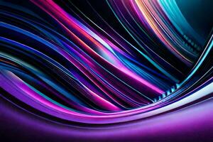 a colorful abstract background with waves. AI-Generated photo