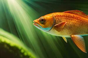 pez de colores en el acuario. generado por ai foto