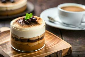 the best coffee shop desserts. AI-Generated photo