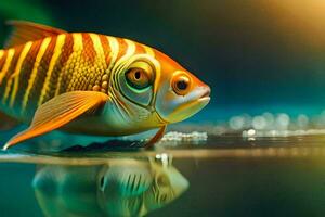 goldfish, the fish, the water, the fish, the water, the fish, the. AI-Generated photo