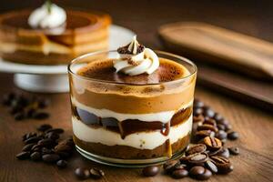 the best coffee desserts in the world. AI-Generated photo