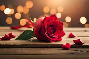 the best red roses for valentine's day. AI-Generated photo