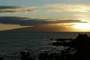 Scenic view of the shore photo